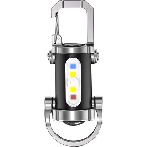 Mini Lampe Torche Rechargeable - LED Étanche - Fonction Power Bank pour Téléphone - Aluminium - Pour Camping Randonnée Urgences - 30 g (1/5)