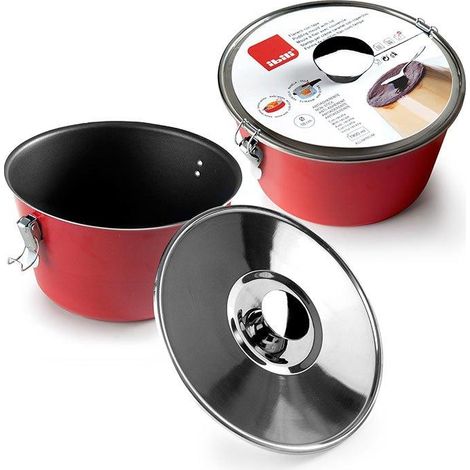 Ibili Flanero moule à flan 18 cm acier inoxydable argenté
