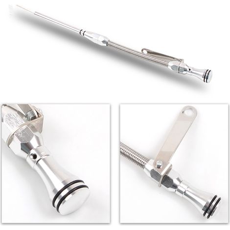 Livraison directe disponible pour les jauges d'huile moteur en acier inoxydable Chevrolet SBC (305, 327, 350, 383). (1/5)