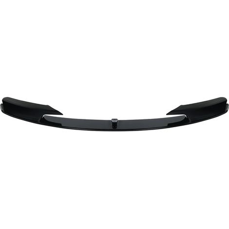 Labio delantero del parachoques, compatible con sedanes deportivos F30/F31, acabado en negro brillante. (1/2)