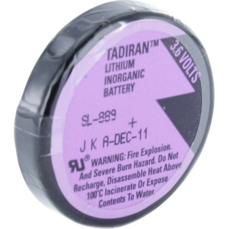 [NEUWERTIG] B-Ware Tadiran Batteries SL 889 P Spezial-Batterie 1/10 D Pin Lithium 3.6 V 1000 mAh (1/2)