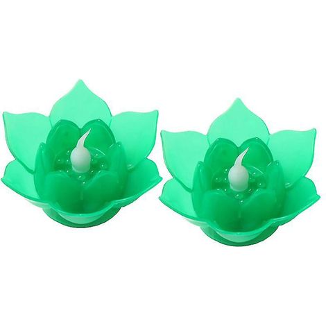 2 lampes LED en forme de lotus (1/3)