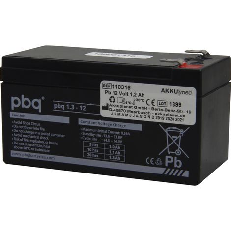 Blei Akku passend für Schiller EKG AT1/ SP1/ P80/ AT101/ Argus VCM