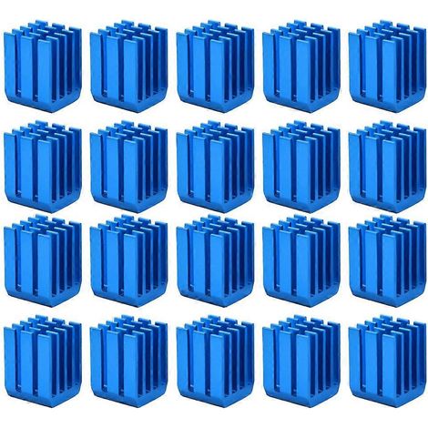 Dissipateur thermique pour moteur pas à pas d'imprimante 3D, bloc de refroidissement pour modules de commande TMC2100, LV8729 et DRV8825 (1/5)