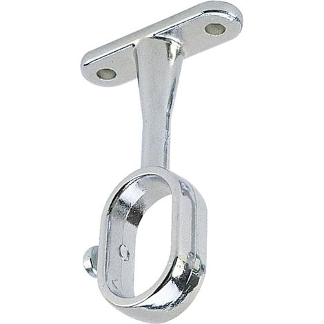 Riel Chyc 5437216 Soporte Central Ovalado Cromado, 0, Multicolor, X-Large