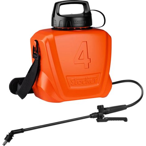 pompa irroratrice a tracolla a batteria stocker "401" 4l 2 bar 3,6v 2,5ah (1/2)