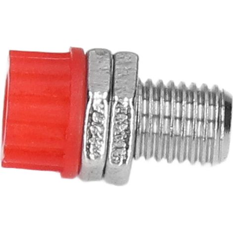 100 cosses/prises bananes de 4 mm pour connecteurs de câbles adaptés aux équipements électroniques industriels (rouges) (1/5)