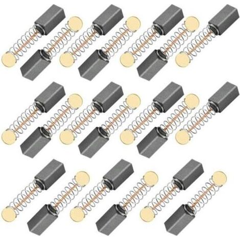 20 Paires Balais de Charbon 5 5 13mm pour Scie Circulaire Perceuse Rotative Dépoussiéreur Moto Outil Électrique Moteur Électrique Accessoires de Remplacement (1/4)