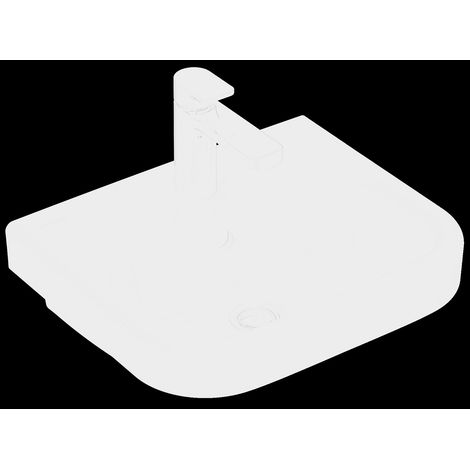 Villeroy & Boch Architectura lave-mains, rectangulaire, trou pour (1/2)