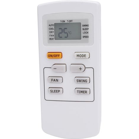 Télécommande pour climatiseur Gree ETAC2-07HC230VA-A et ETAC2-07HC265VA-A : interrupteur facile d'accès et commandes tactiles. (1/5)