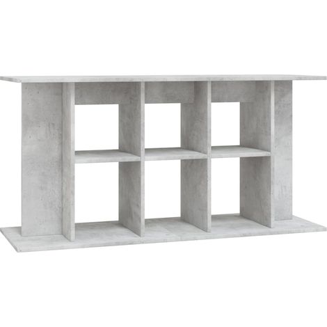Aquarium Stand Concrete Grey 120x40x60 cm Engineered Wood vidaXL