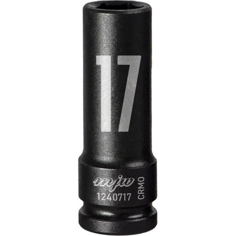 MJW Impact Steckschlüssel 1/2" lang 6-kant 17 mm (1/3)