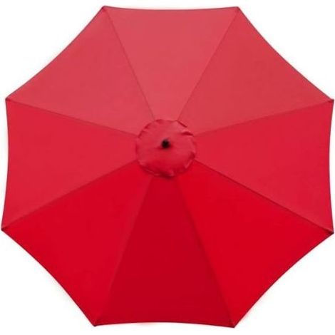 Ersatz-Schirmbezug - UV 30+ - 3 m und 8 Arme - Ersatz-Stoffbezug für Gartenschirme (Rot) (1/5)