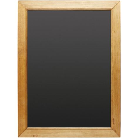 Ardoise murale cadre en bois Olympia - 450 x 600 mm (1/2)
