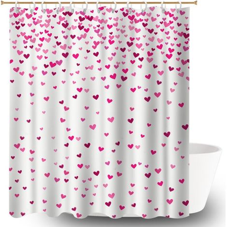 Rideau de bain en polyester 180x180 design bâche de douche pour un éveil en douceur le matin (1/5)