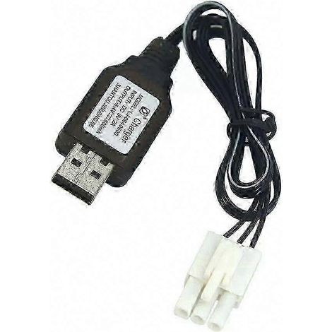 Batterie Li-ion 6.4V 2S 650mAh avec connecteur femelle EL4.5-3P P-TO-R pour voiture RC, camion et bateau rapide, haute performance, pack rechargeable (1/5)