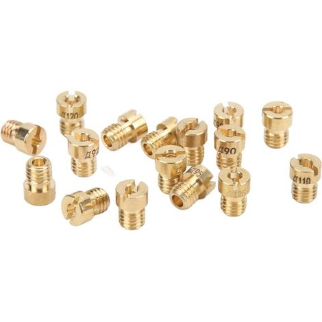 Kit de 16 piezas de boquillas manuales Buzzle para carburador de scooters PWK Keihin OKO CVK 90-150. (1/5)