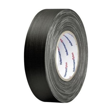 HellermannTyton HelaTape Tex 712-00204 cinta adhesiva negra