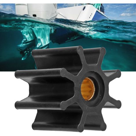 Turbine de pompe à eau à 8 pales pour moteur hors-bord 500106GT, compatible avec les pompes Johnson. (1/5)