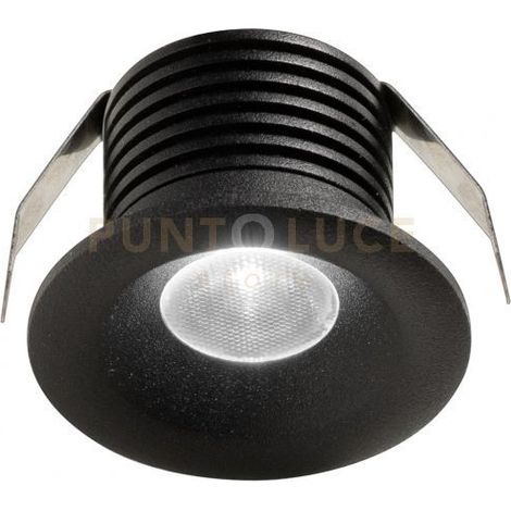 GFA1081C- FARETTO DA INCASSO ANTIABBAGLIO A LED 3000K 230LM 3W D.4,5CM NERO