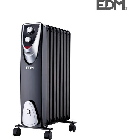 [GEBRAUCHT] Heizkörper Modell "black edition" - ölfrei - (8 Elemente) - 1500w - edm
