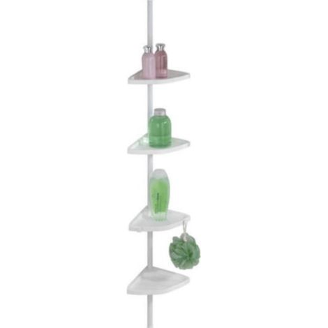 Cestillo Baño Telesc. 26X78-265X19,5Cm Rinconera 4 Alturas A