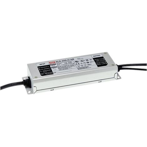 MEAN WELL XLG-200-H-A Driver per LED Potenza costante 200 W 3500 - 5550 mA 27 - 56 V/DC adatto per mobili, adatto per e