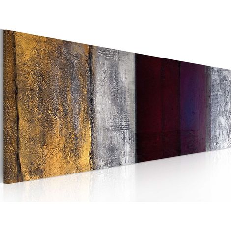 Quadro dipinto - Cambiamento d'umore - 100x40 (1/4)