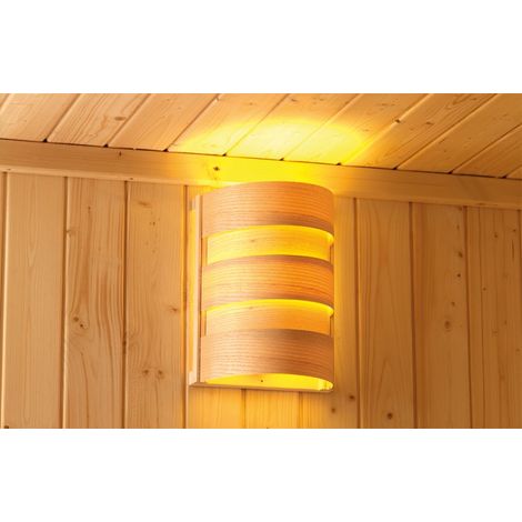 Saunaleuchte CLASSIC aus Holz