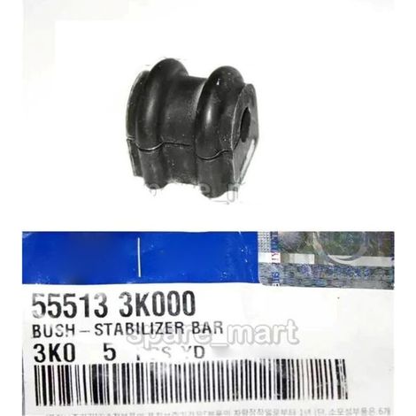 555133K000 est une bague d'ensemble de stabilisateur pour la Hyundai Sonata 06-08. (1/4)