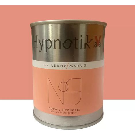 V33 – Peinture multi-supports cuisine et salle de bain – Couleur corail – 0,25 L – Finition décorative hypnotique pour surfaces modernes (1/2)
