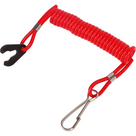 Cordon de sécurité coupe-circuit pour moteur hors-bord de bateau (1/5)
