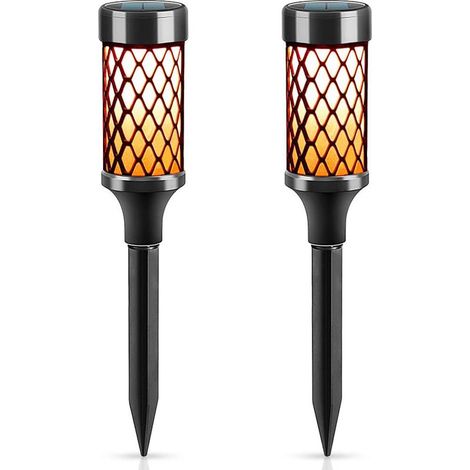 BRICOOMARKET RGE Lampes Solaires Lampes Solaires De Jardin Lumière Chaude Extérieure LED Lampes Décoratives Solaires Étanches IP65 Lampes Décoratives Extérieures Pour Chemin/Patio/Patio/Terrasse/Maria (1/5)