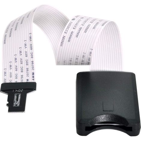 1 Adaptateur Micro SD vers SD, Câble FPC souple 25 cm, Extension port carte mémoire pour téléphone tablette