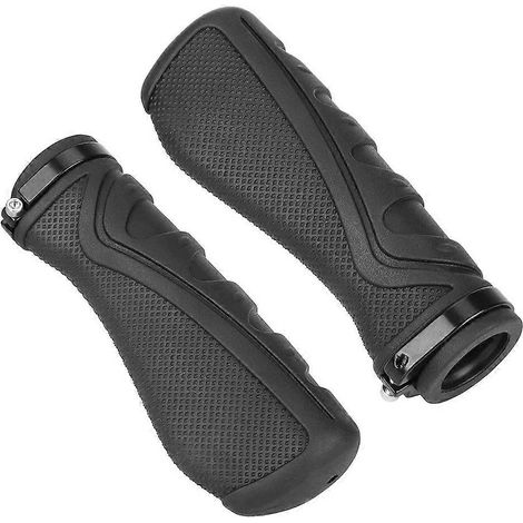 Poignées de guidon pour trottinette électrique avec bague de verrouillage, antidérapantes, pour guidon de 22,2 mm. (1/5)
