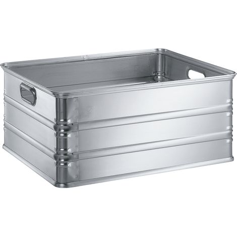 ZARGES, Bac de manutention gerbable en aluminium, capacité 117 (1/2)