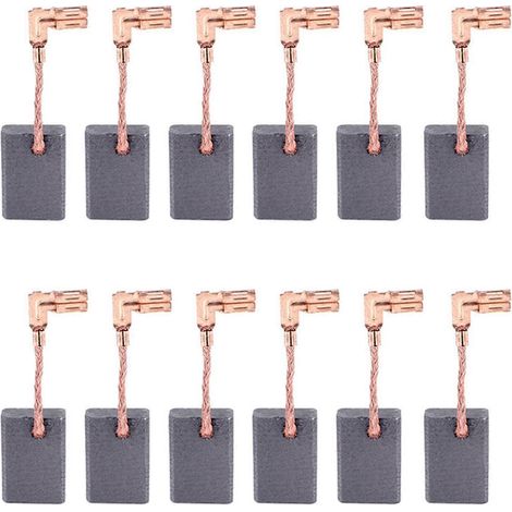 12er-Packung CB-318 Kohlebürsten für Makita CB318, CB325, CB340, CB336, 191974-7, 194074-2, 191978-9 (1/5)
