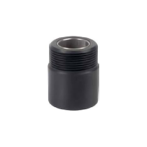 Finale a saldare ø50 x 1"1/2 in HDPE con filetto esterno rinforzato con anello in acciaio VS0385015 (1/2)
