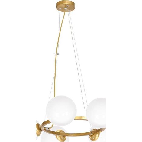 Lampadario Milagro Vienna 5xE14 oro/bianco MLP5577 (1/2)