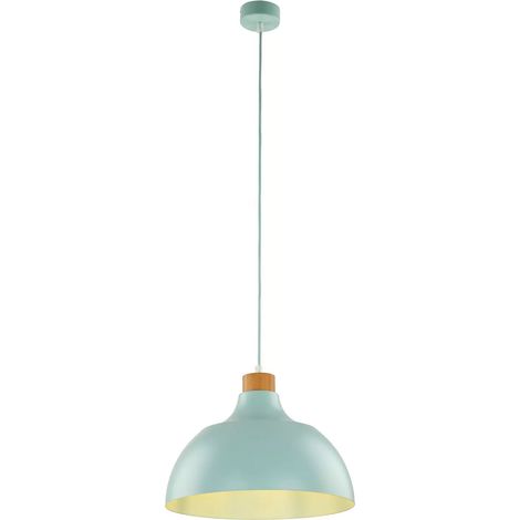 [GEBRAUCHT] B-Ware Envostar Hängeleuchte Kaitt Hängelampe Deckenlampe Lampe Holzdetail ø 34 Cm Mint