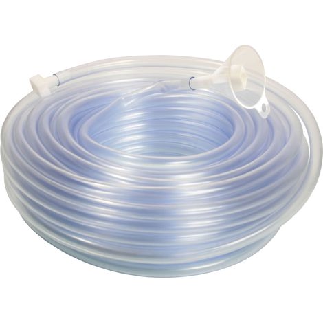 Schlauchwasserwaage 15m PVC-Schlauch mit Trichter Stöpsel