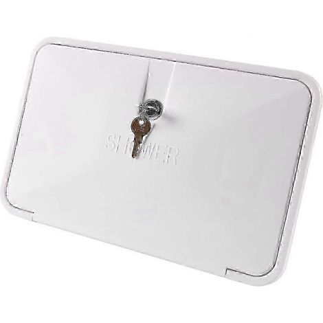 Cabine de douche extérieure pour camping-cars et bateaux avec douchette à jet rapide, robinet et kit de tuyau - Accessoires pour camping-cars et bateaux (1/5)