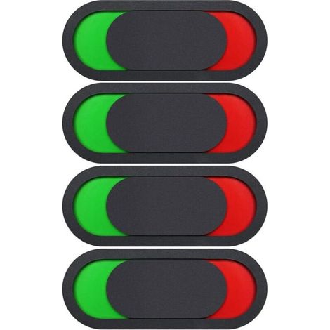KZQ 4 Anti-Rutsch-Schutzfolien für Leiterfüße, für Innenräume und Teleskopleitern (Schwarz, 6,2 x 1,8 cm) (1/4)