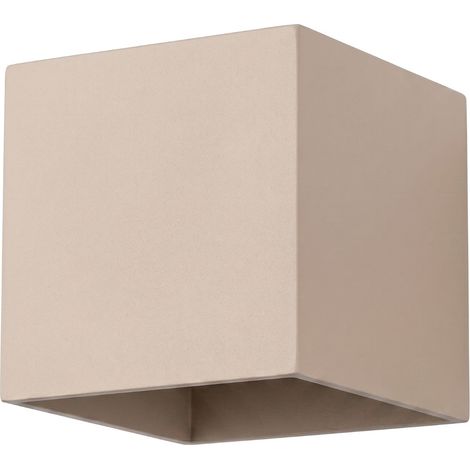 Appliques Quad aluminium taupe 1xG9 10cm Sollux (1/5)