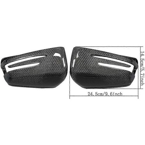Kohlefaser-Rückspiegelgehäuse Seitenspiegelabdeckung für Mercedes W218 W221 W246 W117 W204 (1/2)