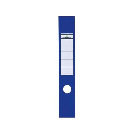 DURABLE Ordnerrückenetikett ORDOFIX® breit/lang 60 x 390 mm (B x H) mit Griffloch blau 10 Etik./Pack. (1/5)