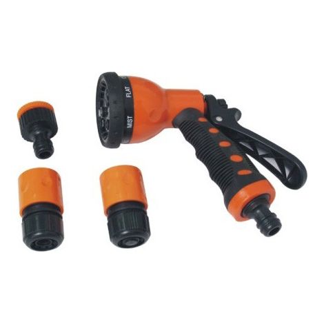 Kit arrosage - 1 pistolet + 3 adaptateurs