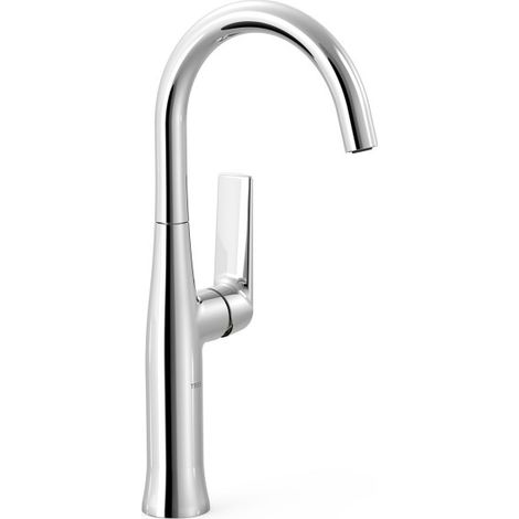 Mitigeur haut avec manette latérale pour lavabo Loft Chrome - TRES 22264701