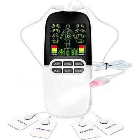 Électrostimulateur - Tens - Anti Douleur - 8 modes de traitement - Réglages à l\'écran - Usage régulier (1/4)