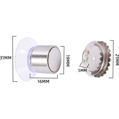Set di 2 portasapone a ventosa con scarico, senza foratura, portasapone in acciaio inox 304 con ventosa, senza foratura (1/3)